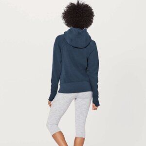 Lululemon Scuba Hoodie Light Cotton Fleece W4ADBS (Mach Blue) - Size 6